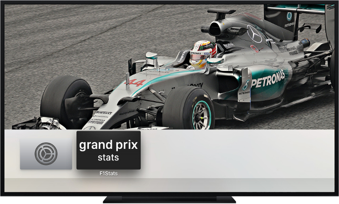 Grand Prix Stats Apple TV App screenshot