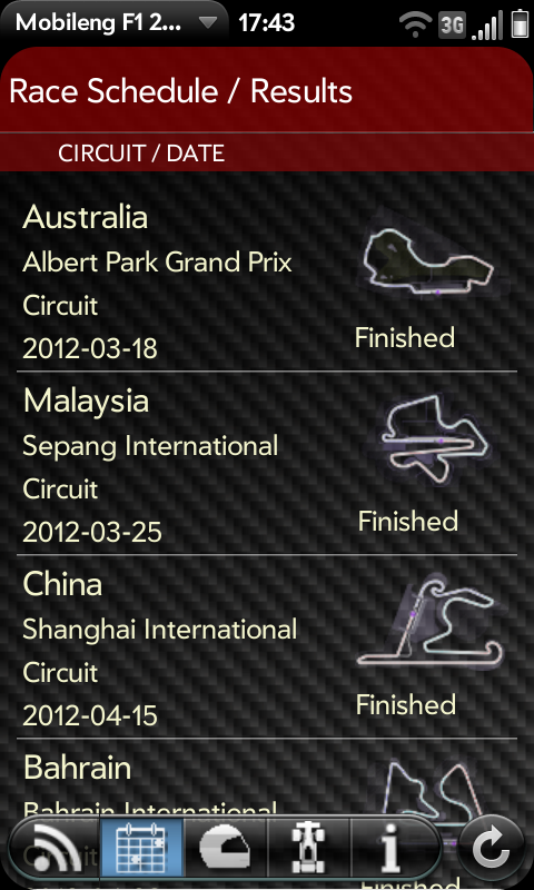 Mobileng F1 screenshot